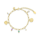 Audrey essence armband med ädelstenar