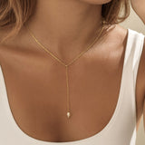 Victoria halsband med guldklimp
