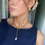 Sienna-halsband med sötvattenspärlhänge