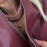 Gail-halsband med rubinkvarts