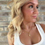 Halsband med berlock 3 mm figaro