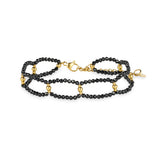 Quinn-armband med svarta spinellstenar