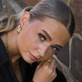 Angelina grova, eleganta örhängen med zirkonia
