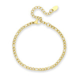 Charm 3 mm figaro armband