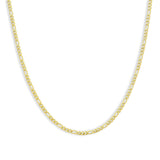 Halsband med berlock 3 mm figaro