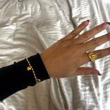 Darya armband med måne och hjärta