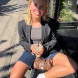 Vivienne rustik grov ring med zirkonia