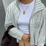 Scarlett grovt halsband med kärleksrep