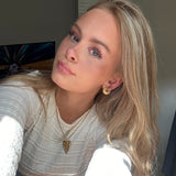 Scarlett grovt halsband med kärleksrep