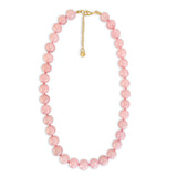 Ellie-halsband med rosa sten