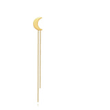 Luna örhängen med kedja