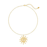 Halsband med prästkrage och soluppgång