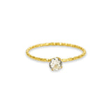 Gia lux-ring med 1 zirkonia