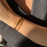 Zia chunky figaro armbånd