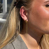 Luna Örhänge med Kedja