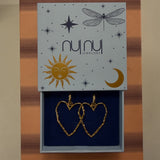 Scarlett grova kärleksörhängen