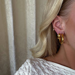 Josefine NuiNui klassisk chunky øreringe 