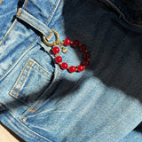 Mila Armband med Rosa Sten