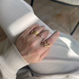 Gia lux-ring med 1 zirkonia