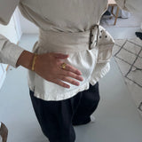 Lolly-armband med rustik hamrad look