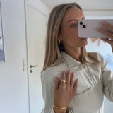 Lolly-armband med rustik hamrad look