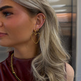 Scarlett grova kärleksörhängen