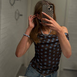 Ellie-halsband med blå jade