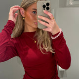 Asterhalsband med stor blomma