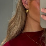 Saga små blomörhängen