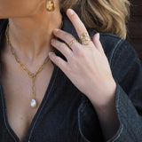 Sienna-halsband med sötvattenspärlhänge
