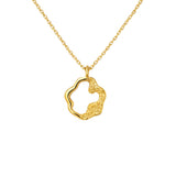 Asterhalsband med stor blomma