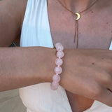 Mila Armband med Rosa Sten