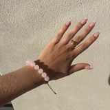 Mila Armband med Rosa Sten