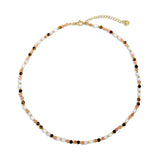 Enbärsarmband med guldstenar