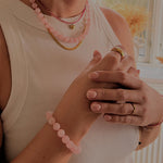 Mila armbånd med morganitkvarts