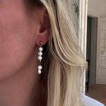 Malou elegante kæde øreringe med ferskvandsperler