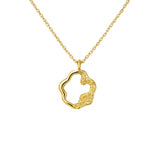 Asterhalsband med stor blomma