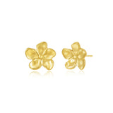 Saga små blomörhängen