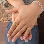 Gia lux ring med 1 zirkonia