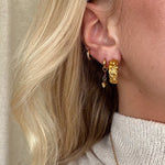 Lea shell creoler med Amethyst