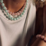 Ellie halskæde med morganitkvarts